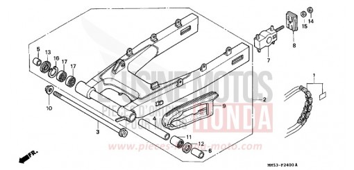 SCHWINGE (CBR1000FH/FJ/FM) CBR1000FH de 1987
